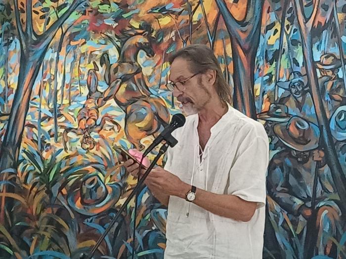 Marcelo Fagino fue el ganador del concurso Un poema por la paz y la vida en la Tierra.
FOTO: CORTESÍA DEL ENTREVISTADO