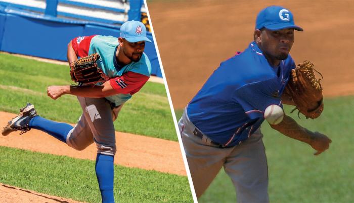 Ariel Zerquera y César García serán los abridores en el primer juego de la final. fotos: josé m. correa