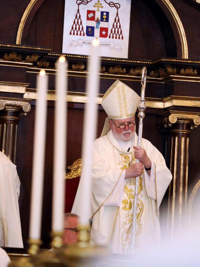 90 años de las relaciones diplomáticas entre cuba y la Santa sede. Paul Richard Gallagher auspicio la misa en la Catedral.