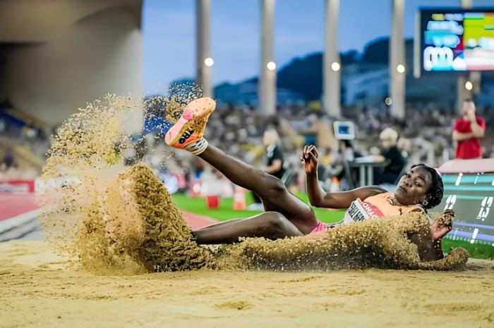 Leyanis Pérez está asegurada para la final de la Liga del Diamante. foto: world athletics