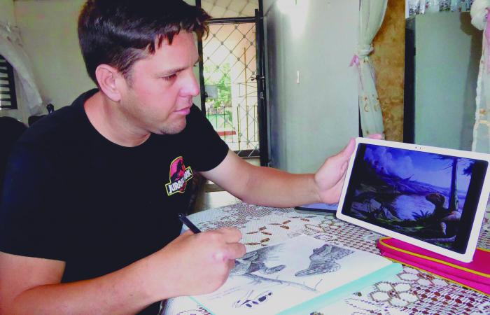 «El medio digital es el que más empleo, por la facilidad práctica que me ofrece.iNo lleva materiales ni tiempos de espera, y es muy rápida su difusión».  fotos del autor