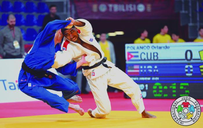 Orlando Polanco resultó lo mejor de Cuba en Budapest. foto: ijf