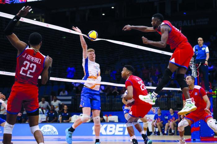 Marlon Yant fue la figura del partido, y se reafirma como el mejor jugador del torneo. foto: vnl