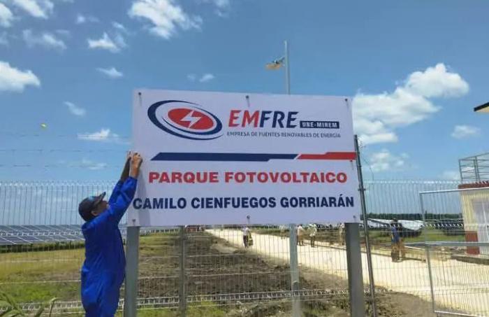 Parque solar en Rio Cauto