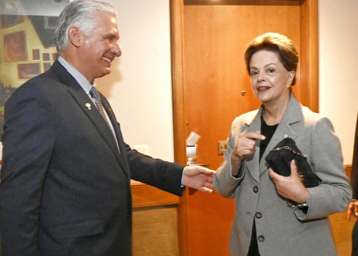 Díaz Canel y Dilma