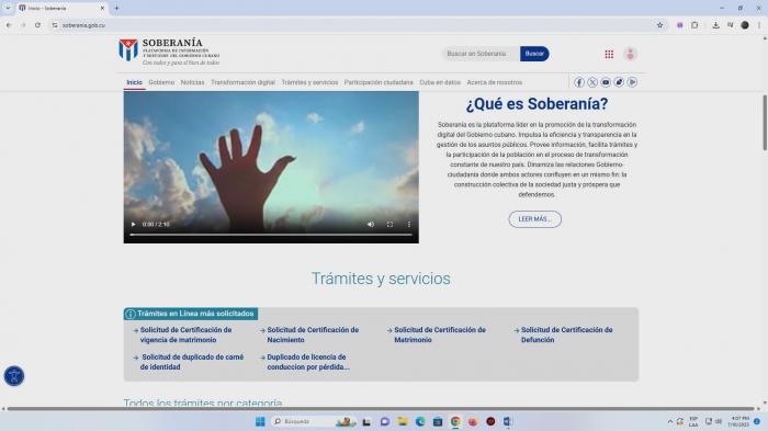 La plataforma permite el registro de los usuarios y el proceso de certificación de las cuentas. foto: 