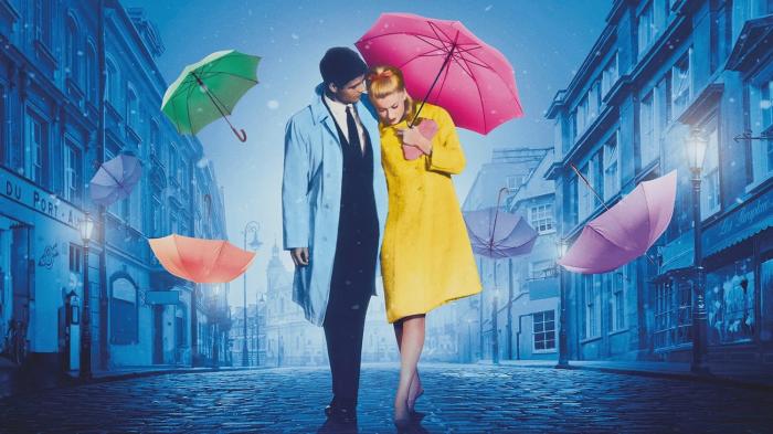 Los paraguas de Cherburgo, entrañable cinta de Jacques Demy.
