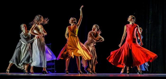 El Ballet Español de Cuba dirigido por Carlos Eduardo Veitia, en el Teatro Nacional, Sala Covarrubias, obra La Casa de Bernalda Alba