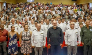 6ta Graduación de técnicos de la aduana, precidida por el Primer Ministro Manuel Marrero Cruz
