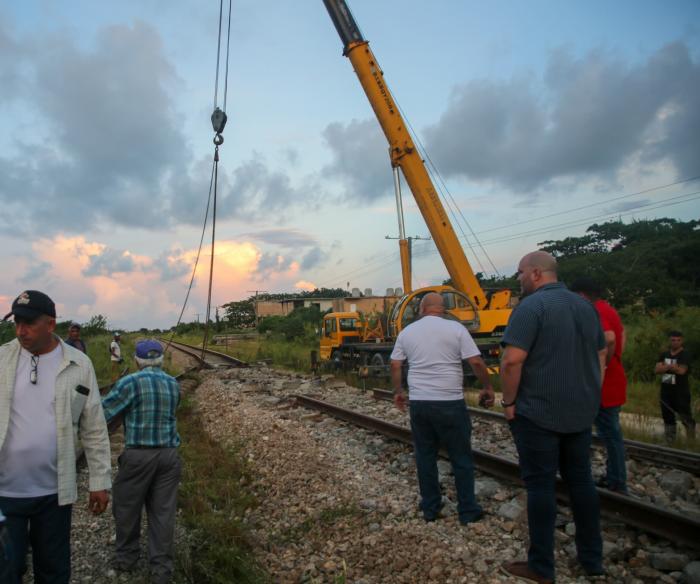 Descarrilamiento del Tren en Mantanzas