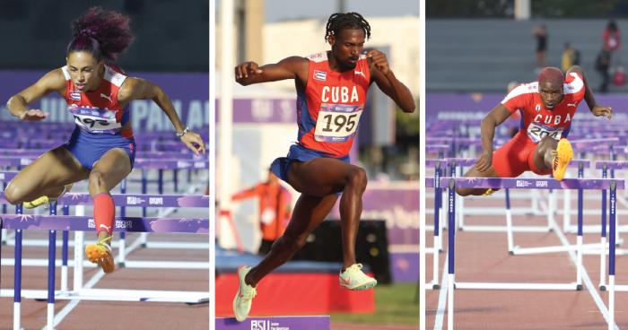 El atletismo, con 13 medallas, fue el motor impulsor de Cuba en Asunción. fotos: Mónica Ramírez