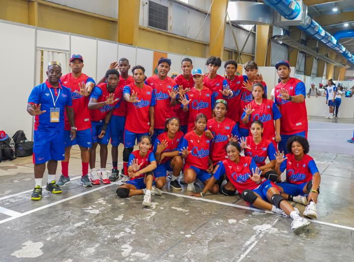 El equipo juvenil tiene la misión de mantener a Cuba en la cima del Beisbol5. FOTO: CORTESÍA DEL
GRUPO EMPRESARIAL PALCO
