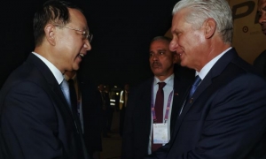 Llego Díaz-Canel a China