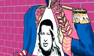 Bolívar y Chávez