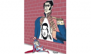 Bolívar y Chávez