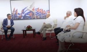 Recibió Morales Ojeda al Secretario de Relaciones Políticas del Partido vasco eh Bildu