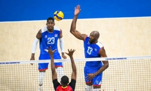 Cuba respondió a la sorpresiva derrota ante Portugal con una barrida sobre Colombia.