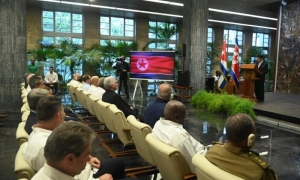 La conmemoración es expresión de la amistad, solidaridad, apoyo mutuo y cooperación que unen a Cuba y Corea, afirmó Bruno Rodríguez Parrilla. foto: estudios revolución