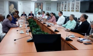 Ministros de Salud de Cuba y Guinea Ecuatorial 