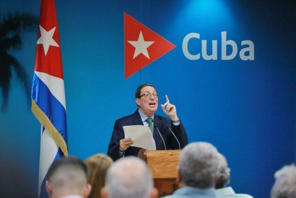 Conferencia de prensa de Bruno Rodríguez Parrilla, Ministro de Relaciones Exteriores de Cuba.