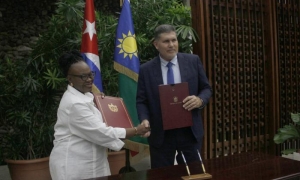 «Los resultados serán medidos a partir del avance que se logre en la puesta en práctica», dijo la Ministra namibia. foto: Juvenal Balán