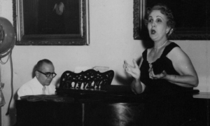 La soprano Alice Dana Foto: Nena Beníitez, 18/05/1956.