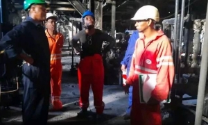 Ejecutan rehabilitación de la Central Eléctrica Fuel-Oil Renté 