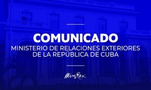 Comunicado del Ministerio de Relaciones Exteriores