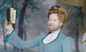 mujer con barba