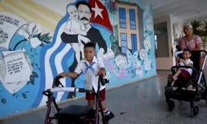 Escuela Solidaridad con Panama Bloqueo.