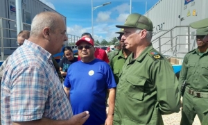 Díaz Canel en Holguin