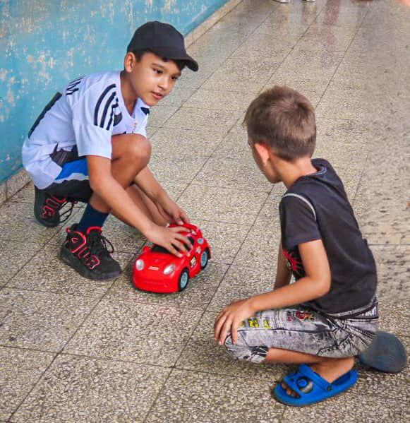 juguetes por sonrisas