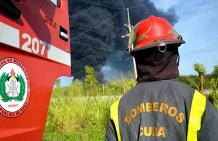 incendio en Villa Clara