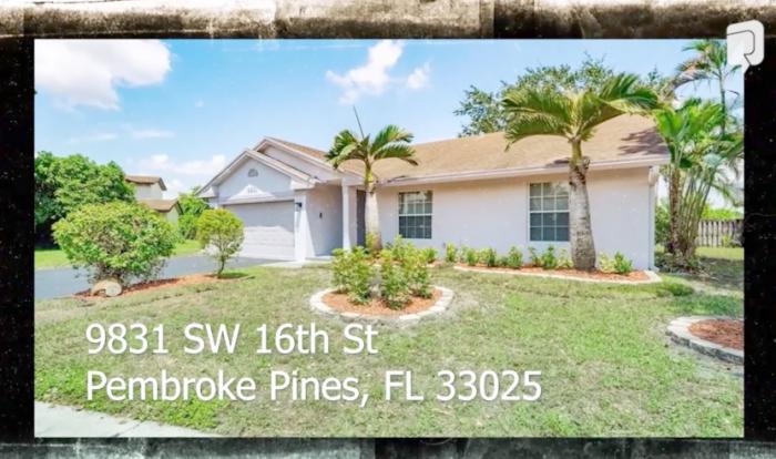 Casa de Nieves Cárdenas en territorio estadounidense valorada en casi 700 000 dólares.
FOTO TOMADA DE RAZONES DE CUBA