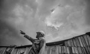 A Cachón la sonrisa no se le va de la cara, porque la casa ya está arriba de nuevo. fotos: Pedro Pablo Chaviano