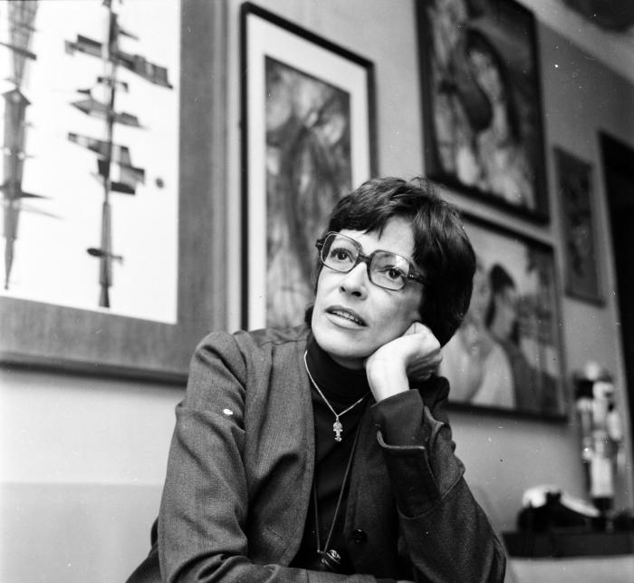 Consuelito Vida, locutora, conductora de TV. y actriz cubana.
Foto: Liborio Noval, 1 de febrero de 1978.