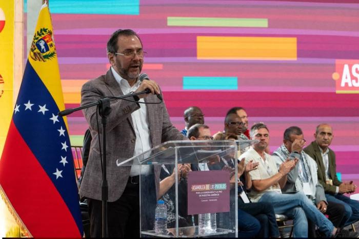 Yvan Gil Asamblea de los Pueblos por la Soberanía y la Paz de Nuestra América