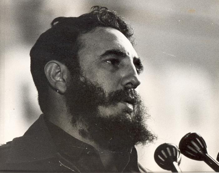 Fidel en la graduación de la Escuela Ana Betancourt 1967 (Foto personal) 
Fid19757