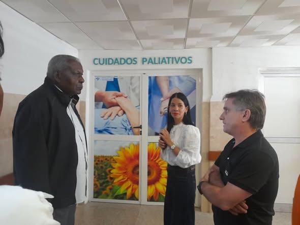 Esteban Lazo constata inversiones en hospital provincial en recorrido por Matanzas 