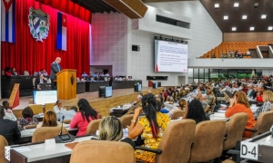 Cuarto Periódo ordinario de sesiones X legislatura ANPP, en el Palacio de Convenciones, debate sobre la Estrategia energética, precidida por el Presidente, Miguel Díaz Canel Bermúdez,
