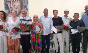 Entregan la Placa Heredia a consagrados artistas