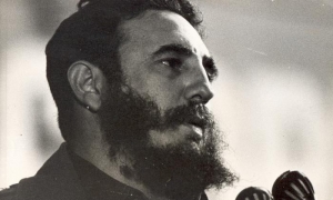 Fidel en la graduación de la Escuela Ana Betancourt 1967 (Foto personal) 
Fid19757