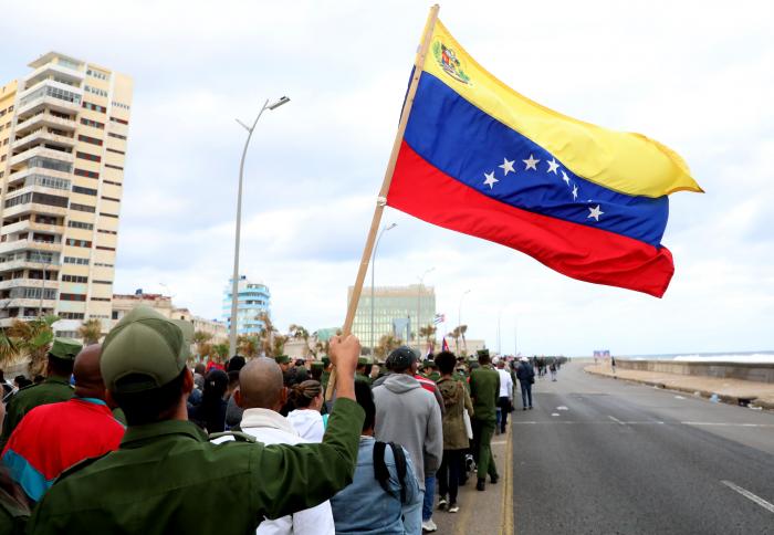 Marcha Combatiente Honor y Gloria en homenaje a Hèroes Caìdos en Venezuela