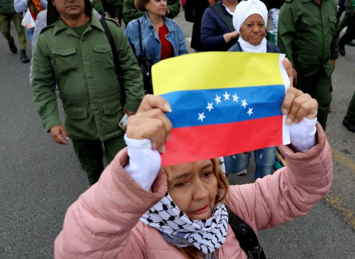 Marcha Combatiente Honor y Gloria en homenaje a Hèroes Caìdos en Venezuela