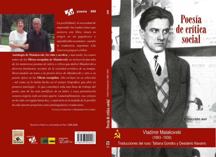 Cubierta del libro Poesía de crítica social