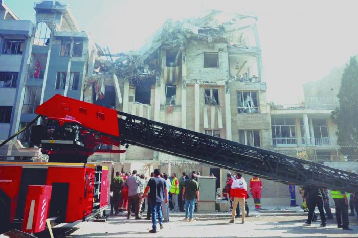 Los ataques de Israel a Irán han provocado cuantiosos daños. foto: AFP