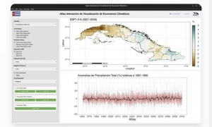Atlas Interactivo de Visualización de Escenarios Climáticos en Cuba
