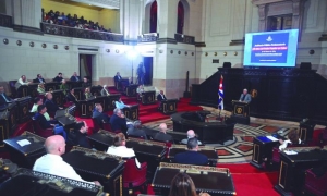 Se reconoció a los que han dedicado su vida al servicio público desde una circunscripción. FOTO: ESTUDIOS REVOLUCIÓN