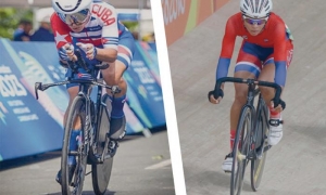 Lograron victorias juntas, como el oro y récord centroamericano de la persecución por equipos en Veracruz-2014, unidas a Yudelmis Domínguez y Yumari González.