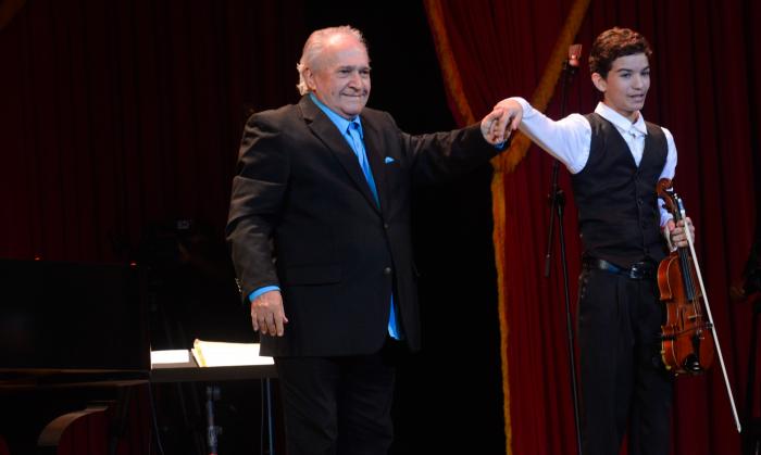 Inauguración del 40 Festival Internacional de Jazz Plaza 2025 con el homenaje al maestro Frank Fernández por su 80 cumpleaños y más de 60 años de vida artística, con sus invitados en el teatro nacional.